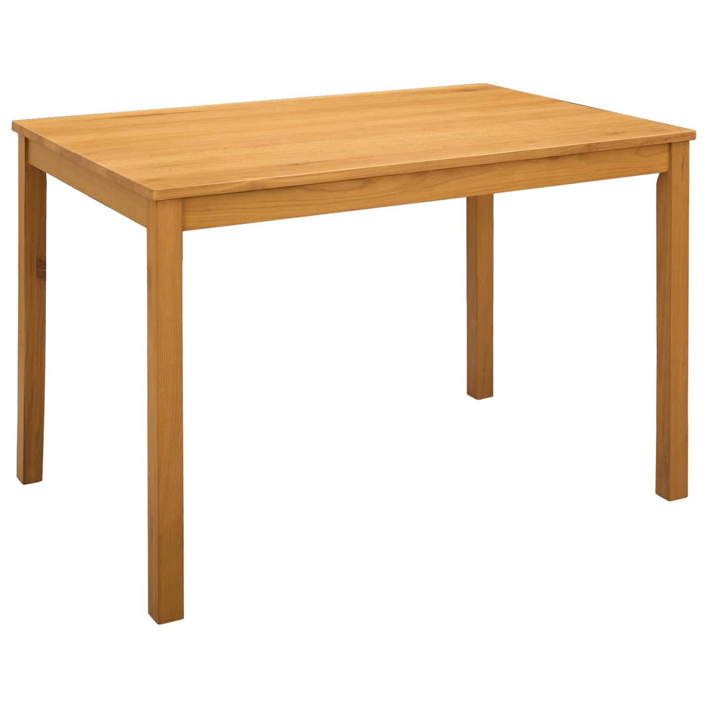 Dining Set 4 pcs Black Solid Oak Wood