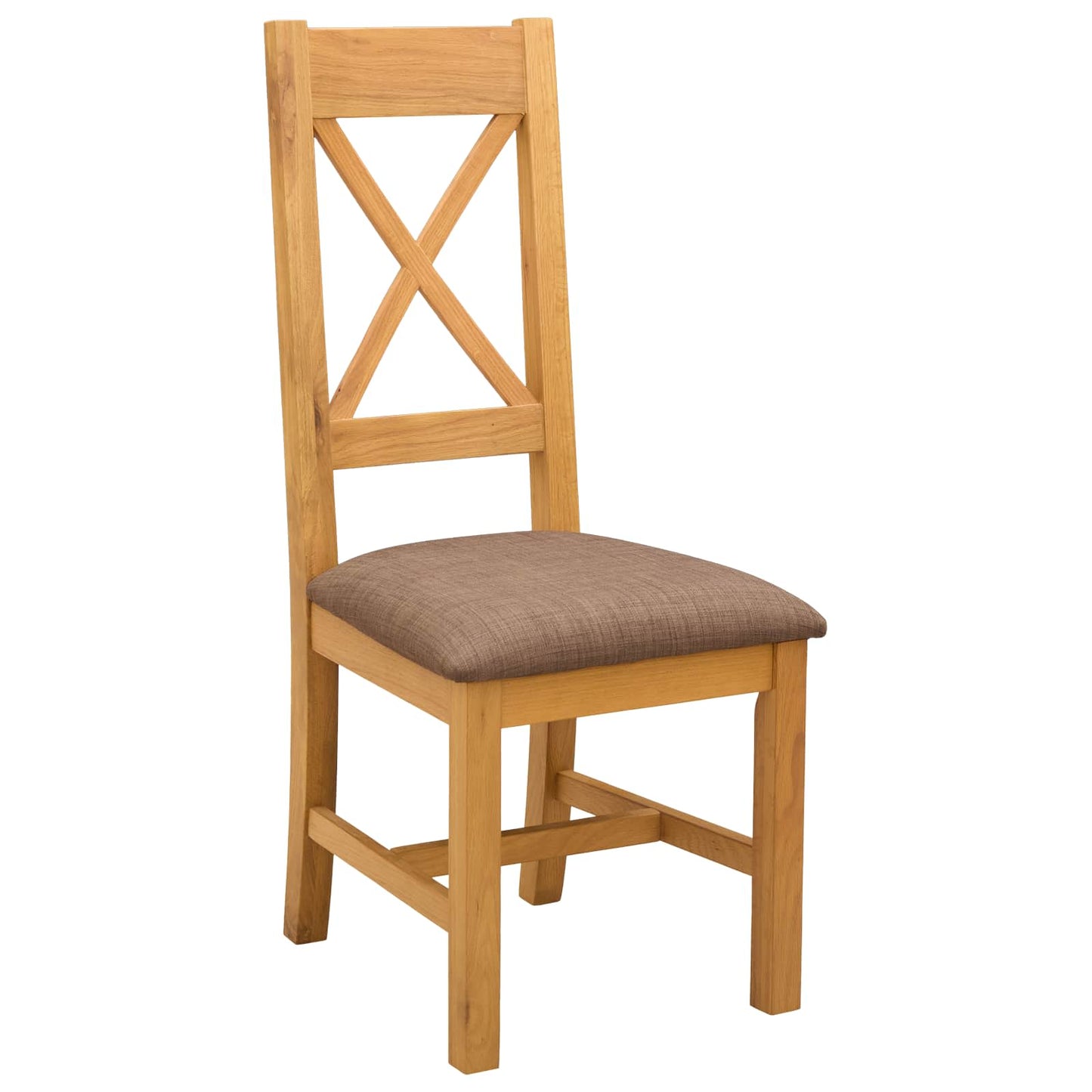 Dining Set 3 pcs Grey Solid Oak Wood