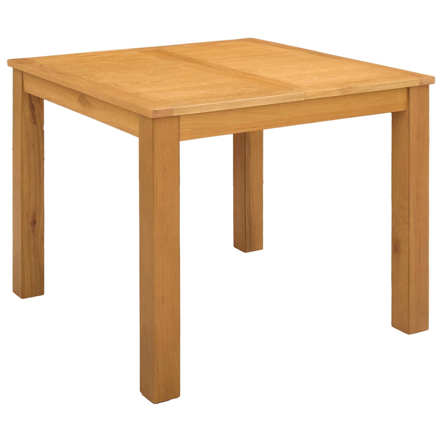Dining Set 5 pcs Black Solid Oak Wood