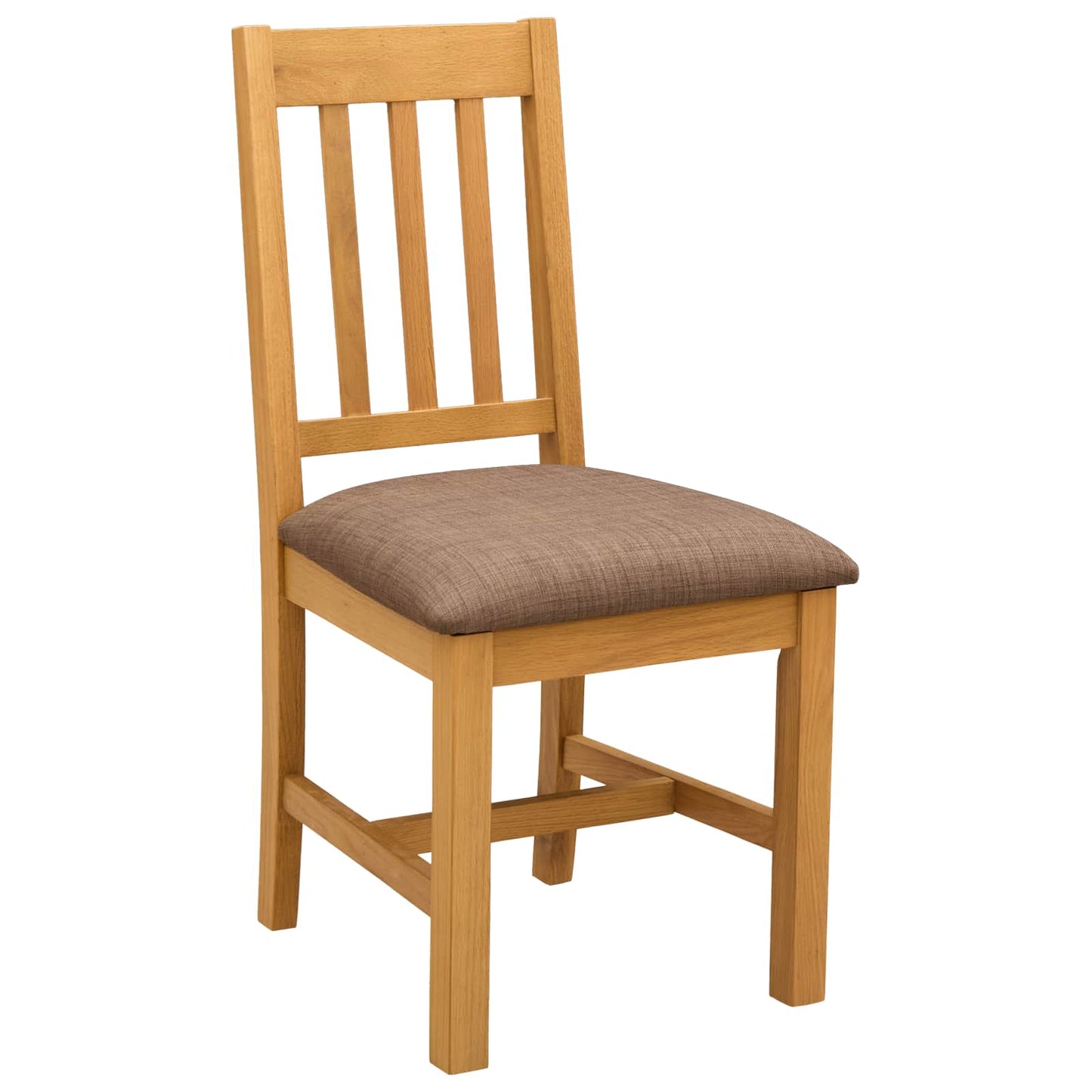 Dining Set 9 pcs Grey Solid Oak Wood