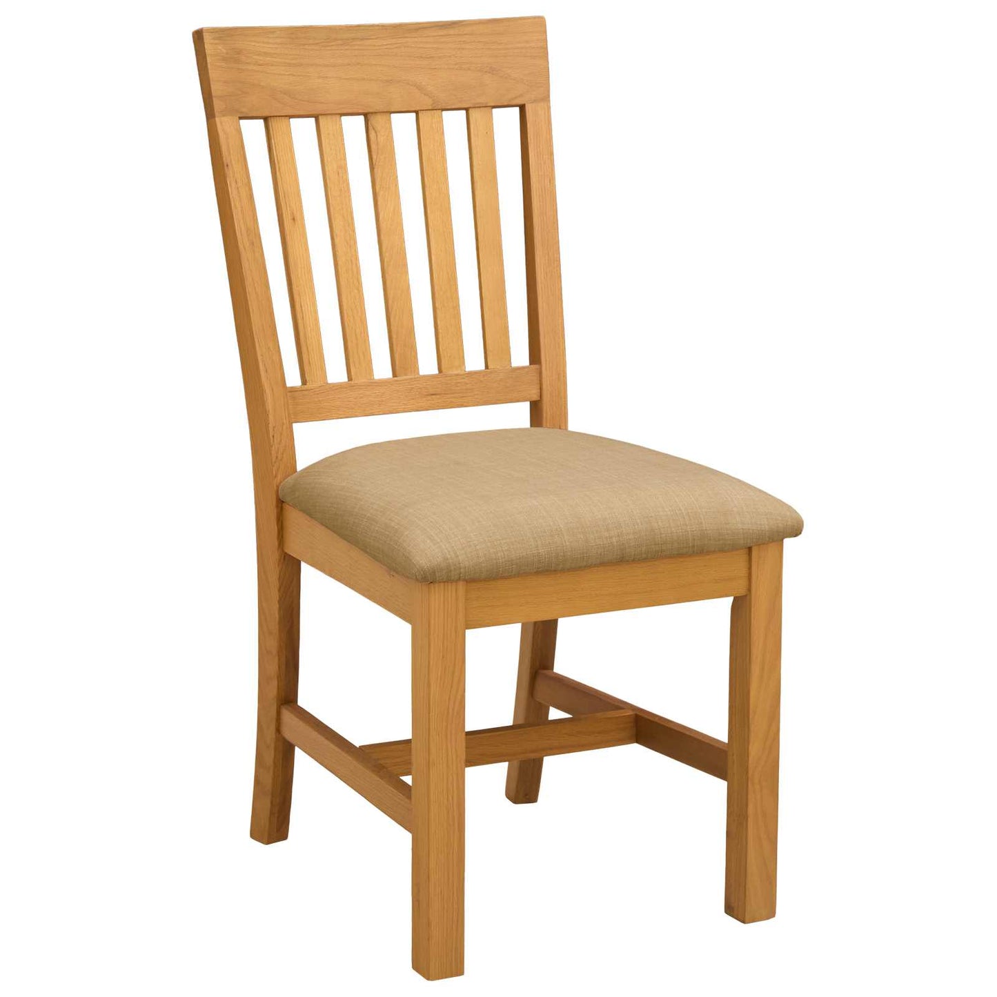 Dining Set 9 pcs Beige Solid Oak Wood