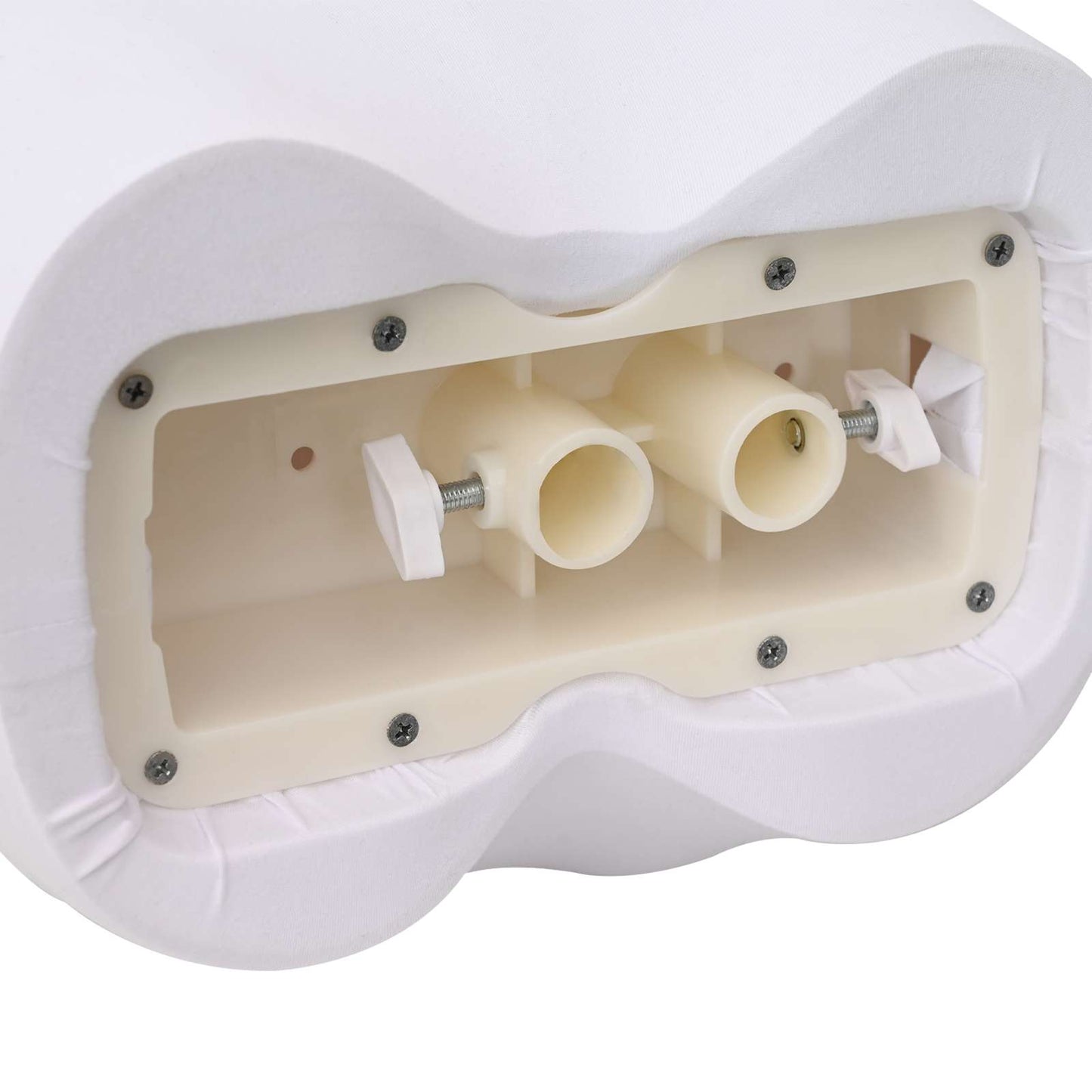 Adjustable 170-218 cm Mannequin with Base Male PP White