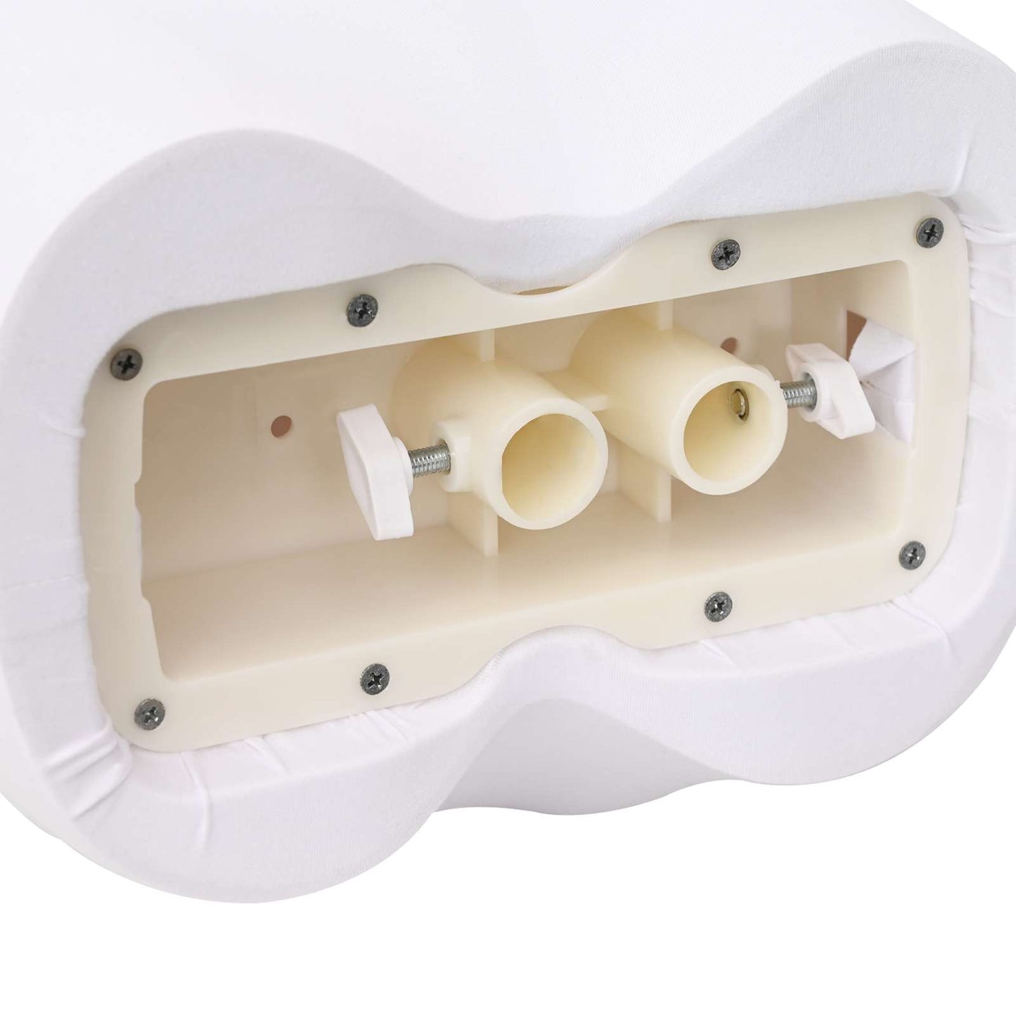 Adjustable 170-218 cm Mannequin with Base Male PP White