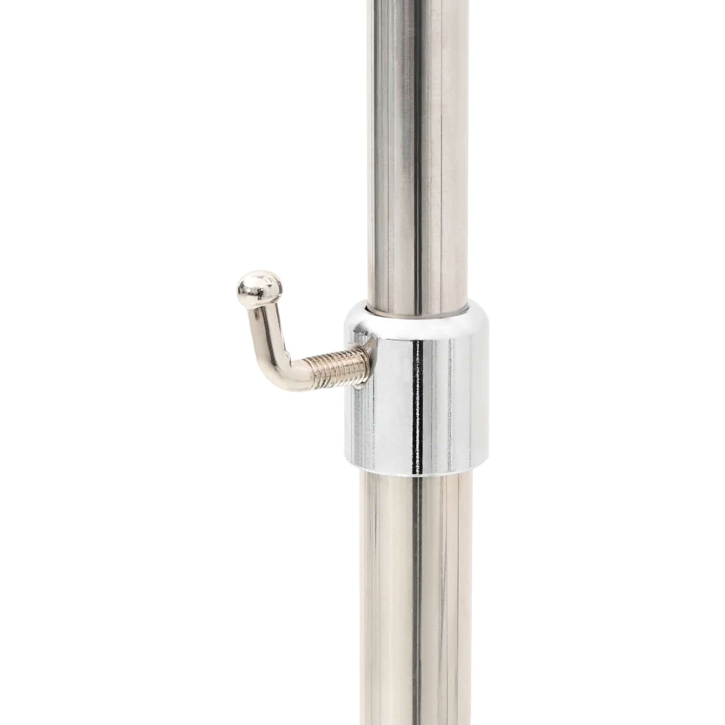 Adjustable 120-150 cm Mannequin with Base Unisex PP White
