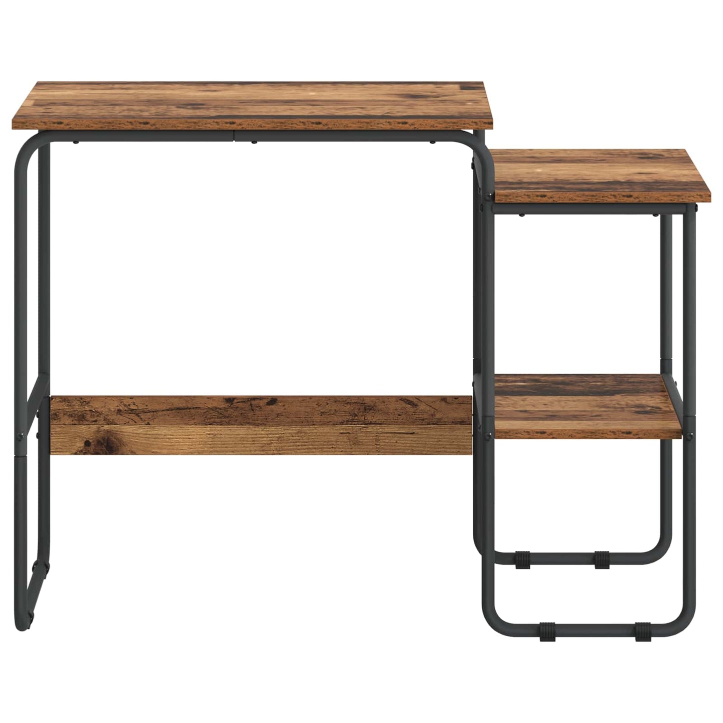 Desk with Storage Oak Wood 100 x 50 x 75 cm