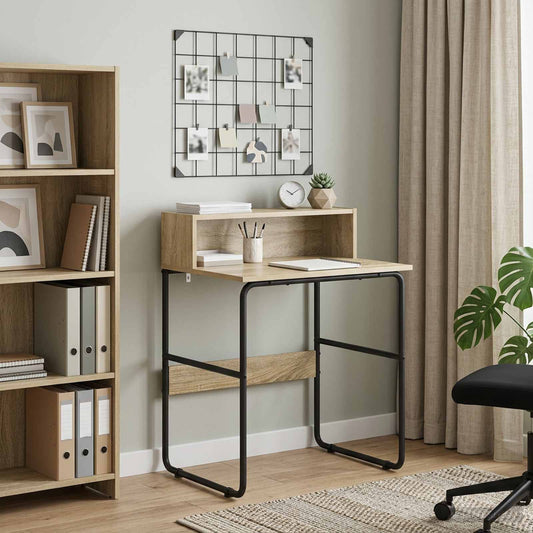 Desk with Storage Sonoma Oak 60 x 50 x 91 cm