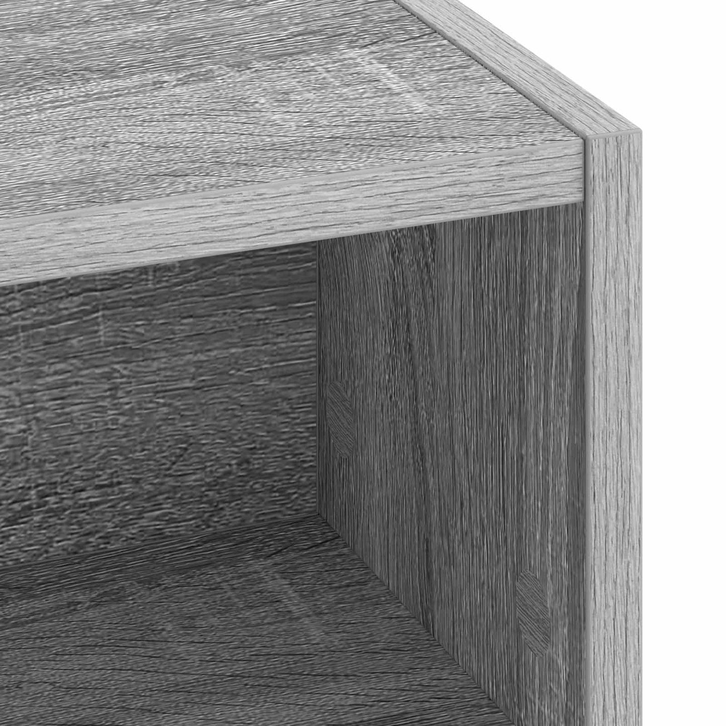 Desk with Storage Grey Sonoma 60 x 50 x 91 cm