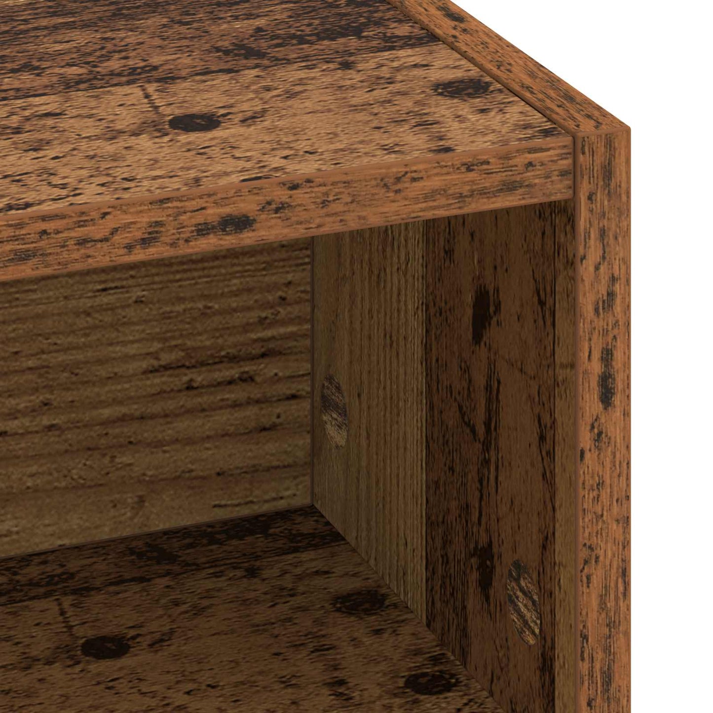 Desk with Storage Old Wood 60 x 50 x 91 cm