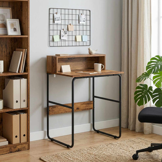 Desk with Storage Old Wood 60 x 50 x 91 cm
