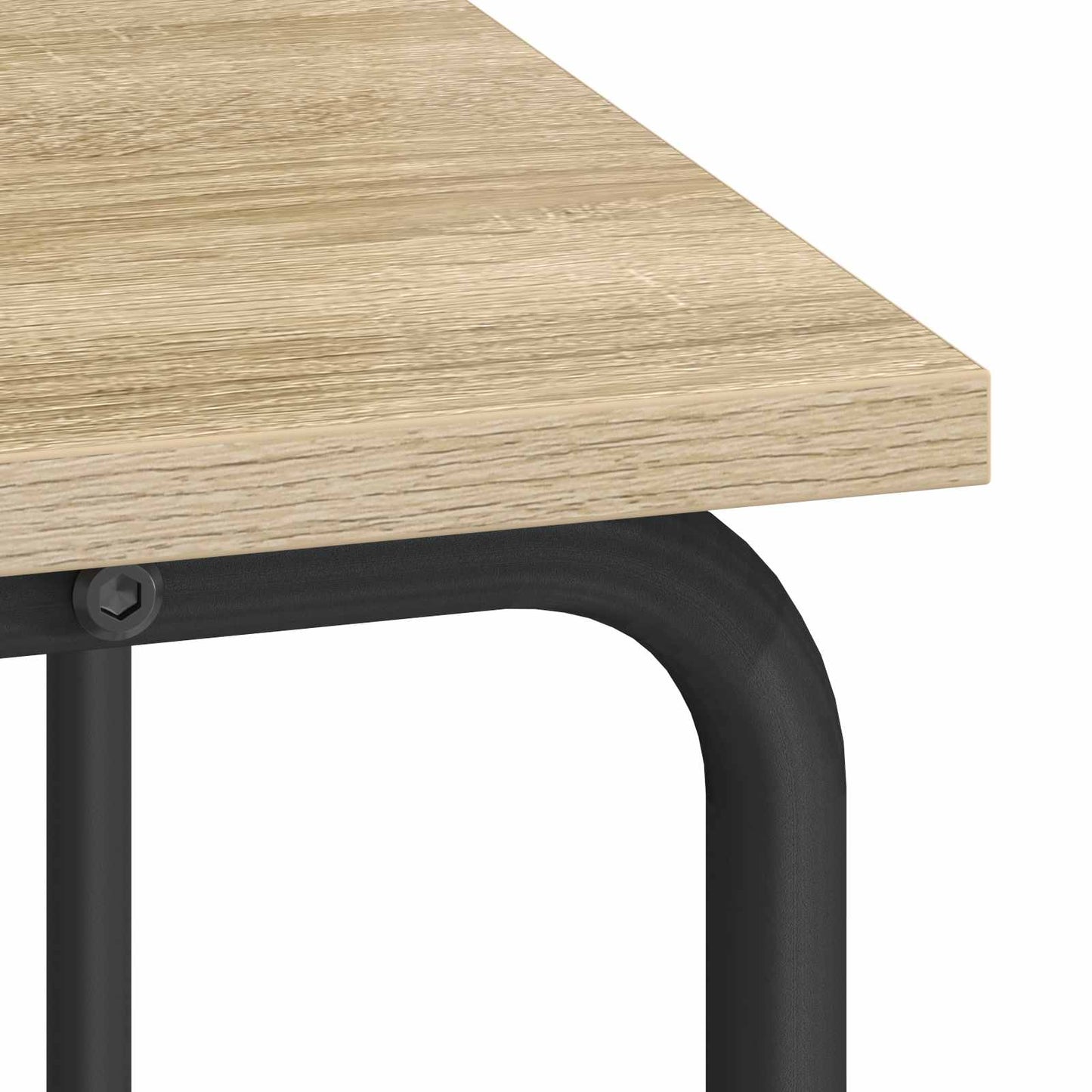 Desk with Storage Sonoma Oak 80 x 50 x 91 cm