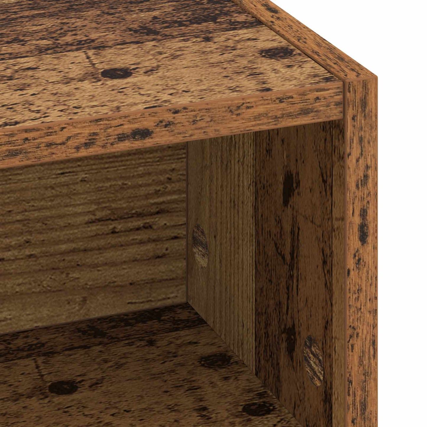 Desk with Storage Old Wood 80 x 50 x 91 cm