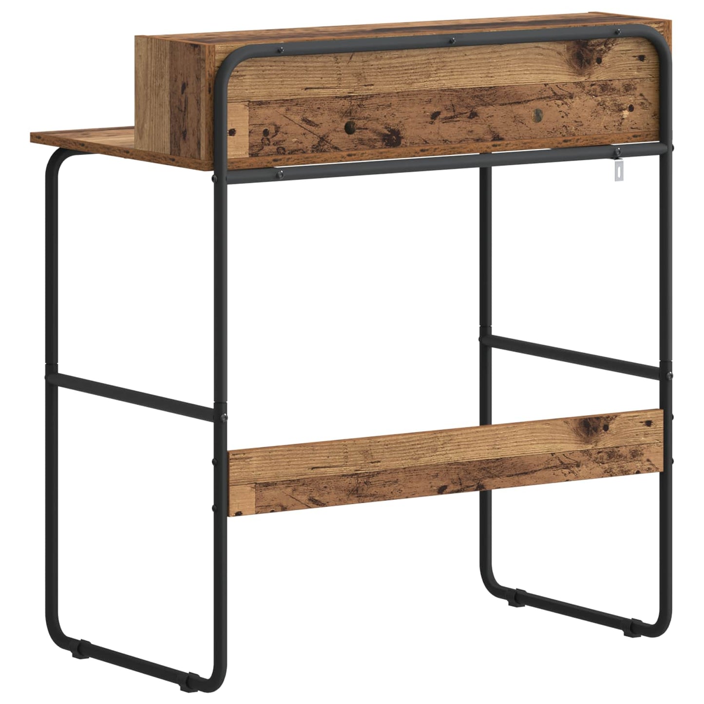 Desk with Storage Old Wood 80 x 50 x 91 cm