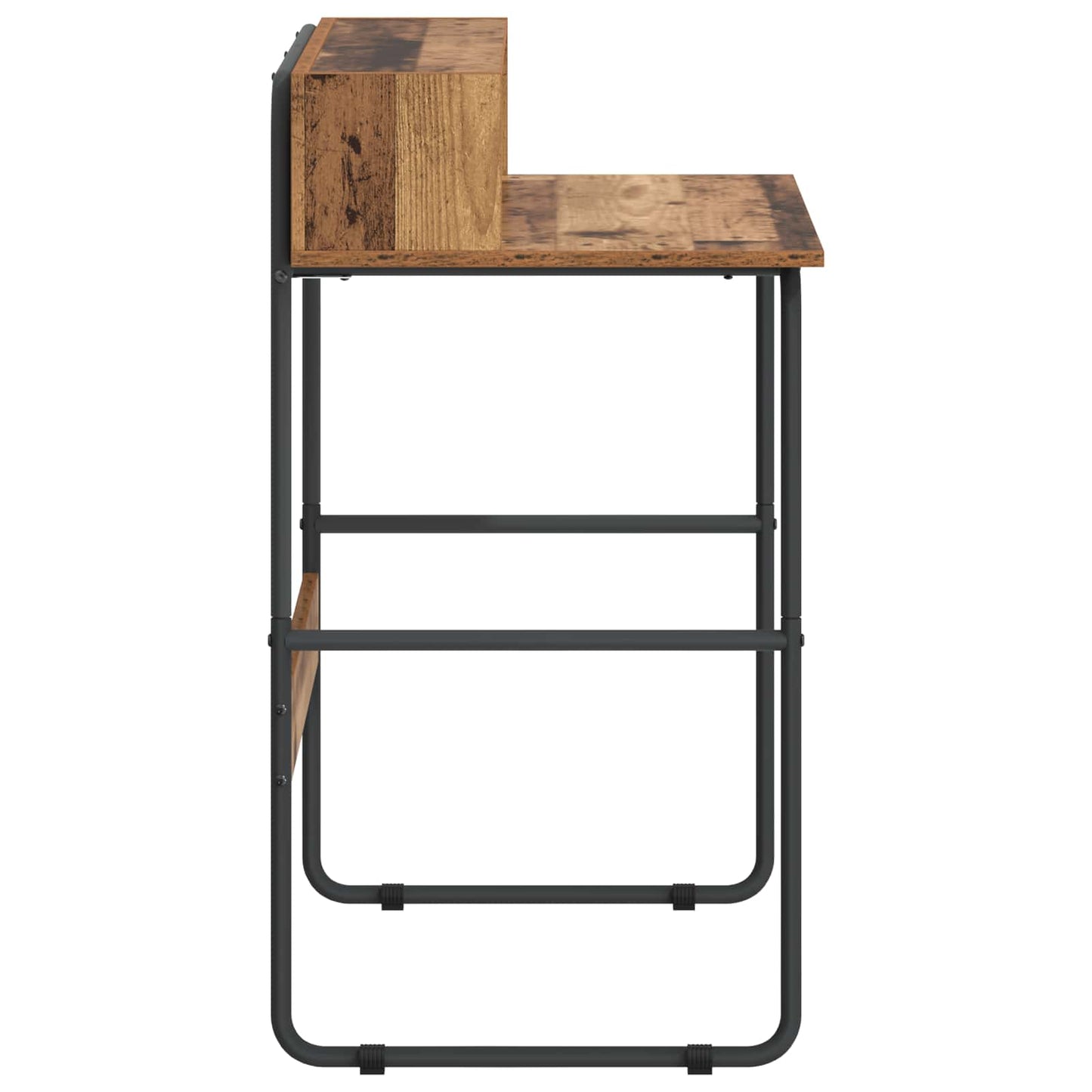 Desk with Storage Old Wood 80 x 50 x 91 cm