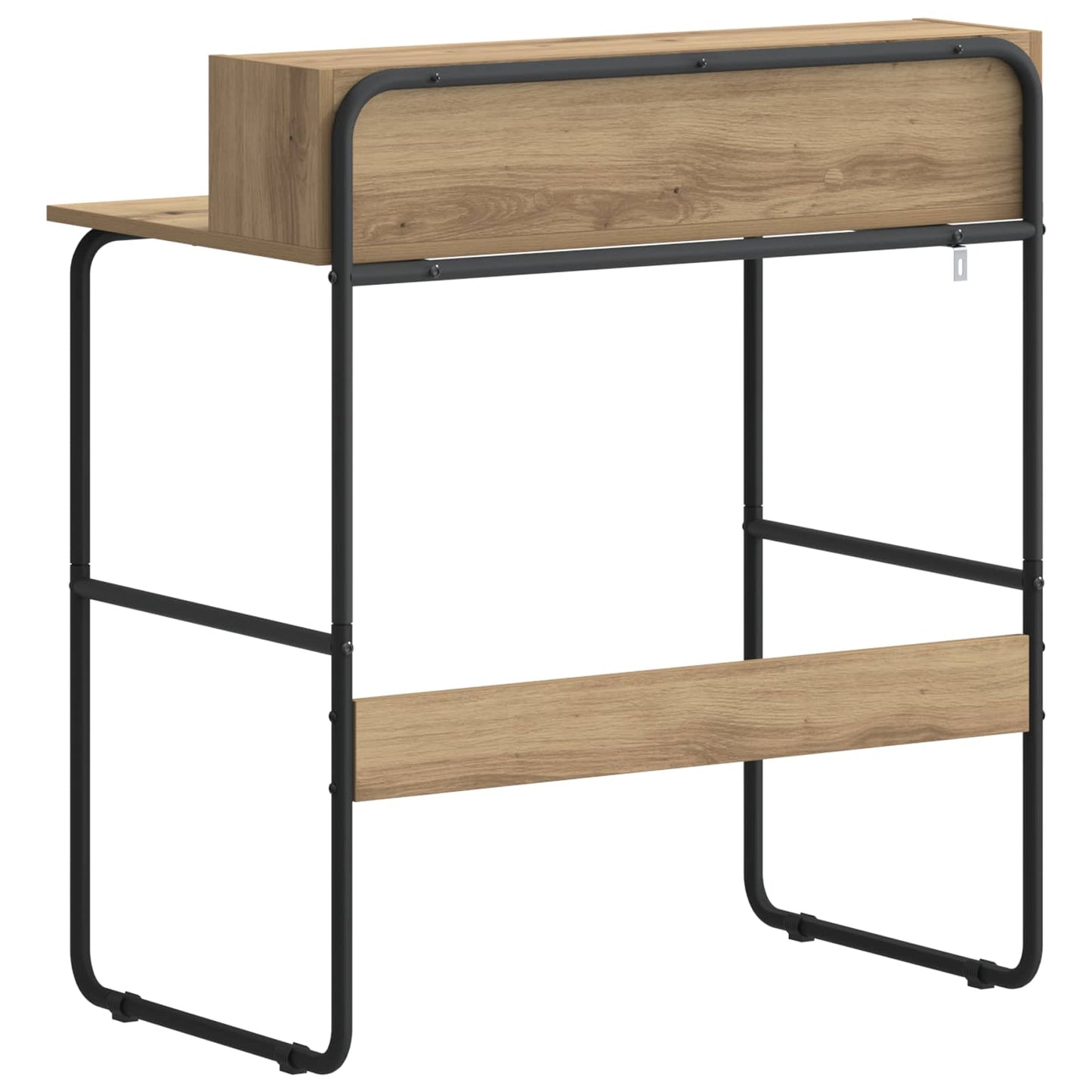 Desk with Storage Artisan Oak 80 x 50 x 91 cm