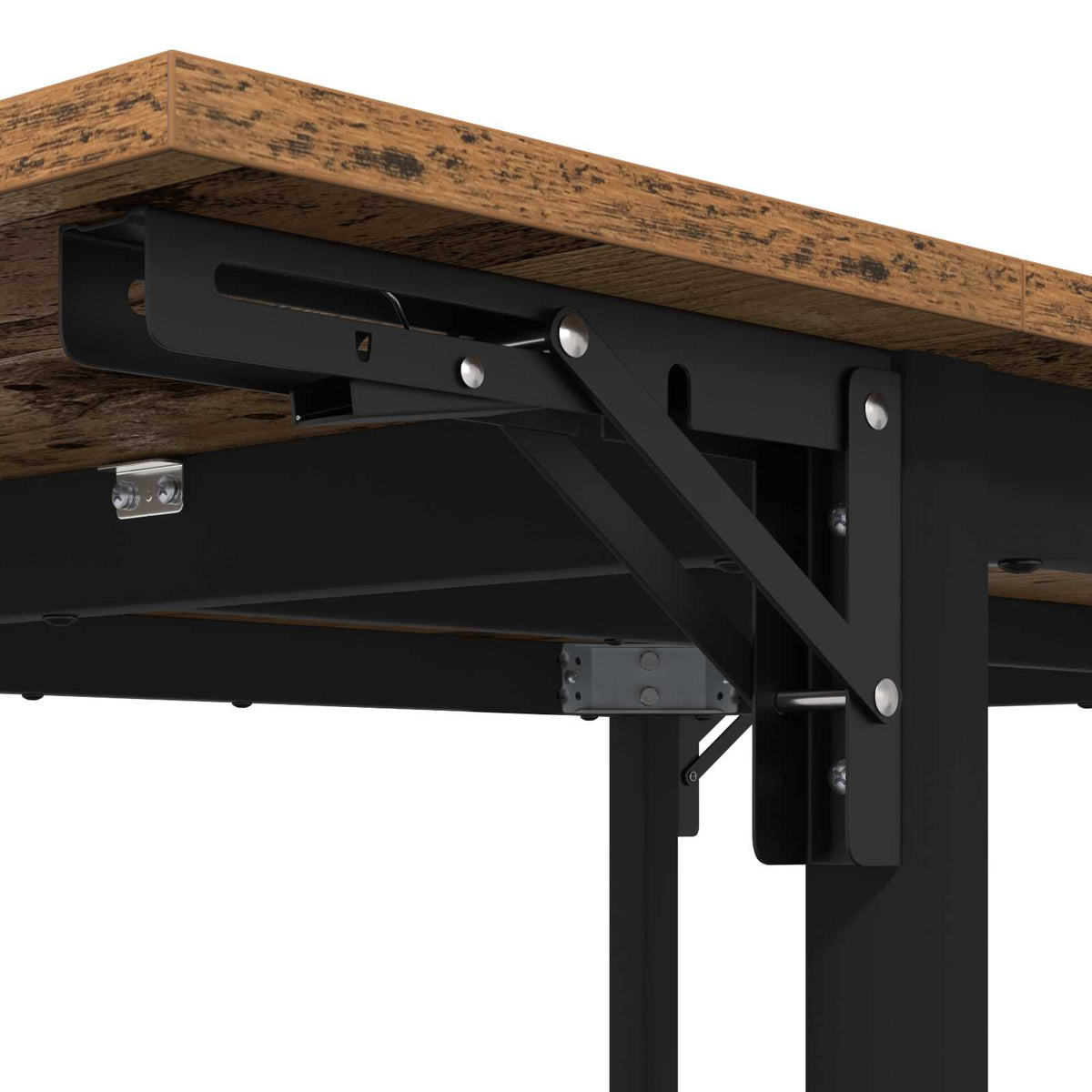 Extendable Dining Table 120 x 81.5 x 75 cm Engineered Wood