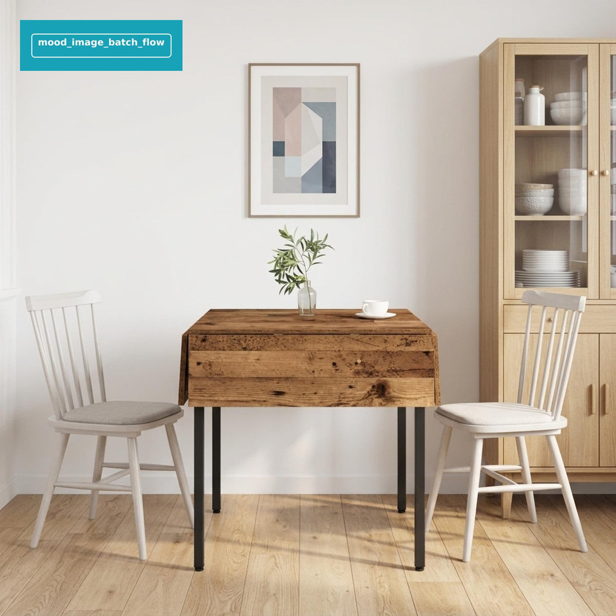 Extendable Dining Table 120 x 81.5 x 75 cm Engineered Wood