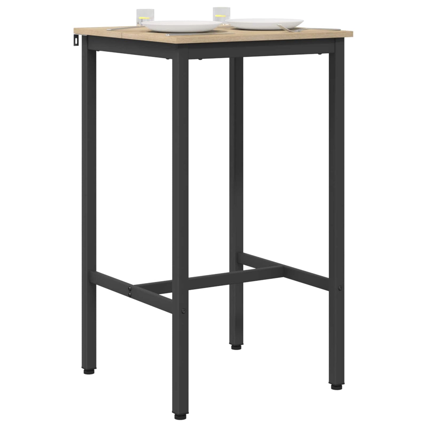 Bar Table 52 x 52 x 90 cm Engineered Wood Sonoma Oak