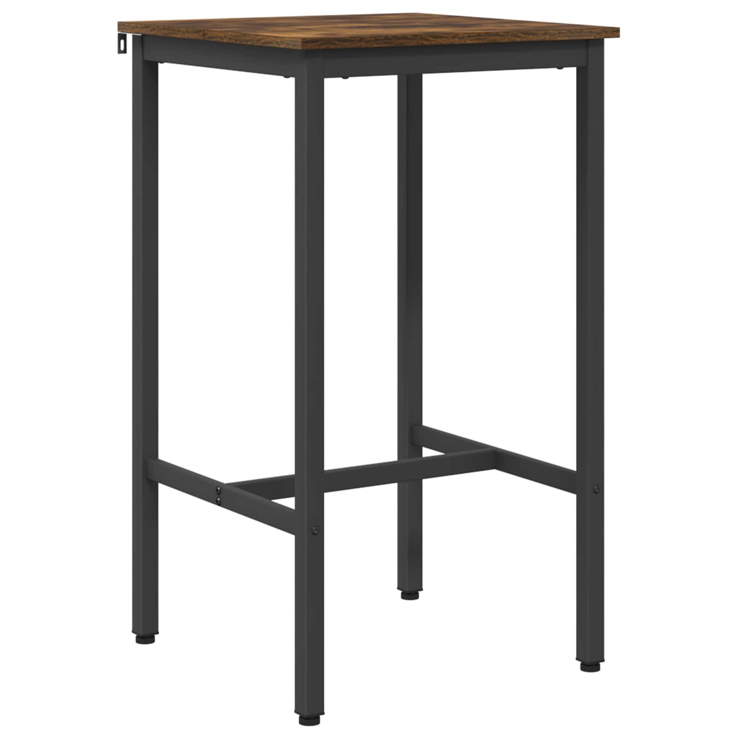 Bar Table 52 x 52 x 90 cm Engineered Wood Smoked Oak