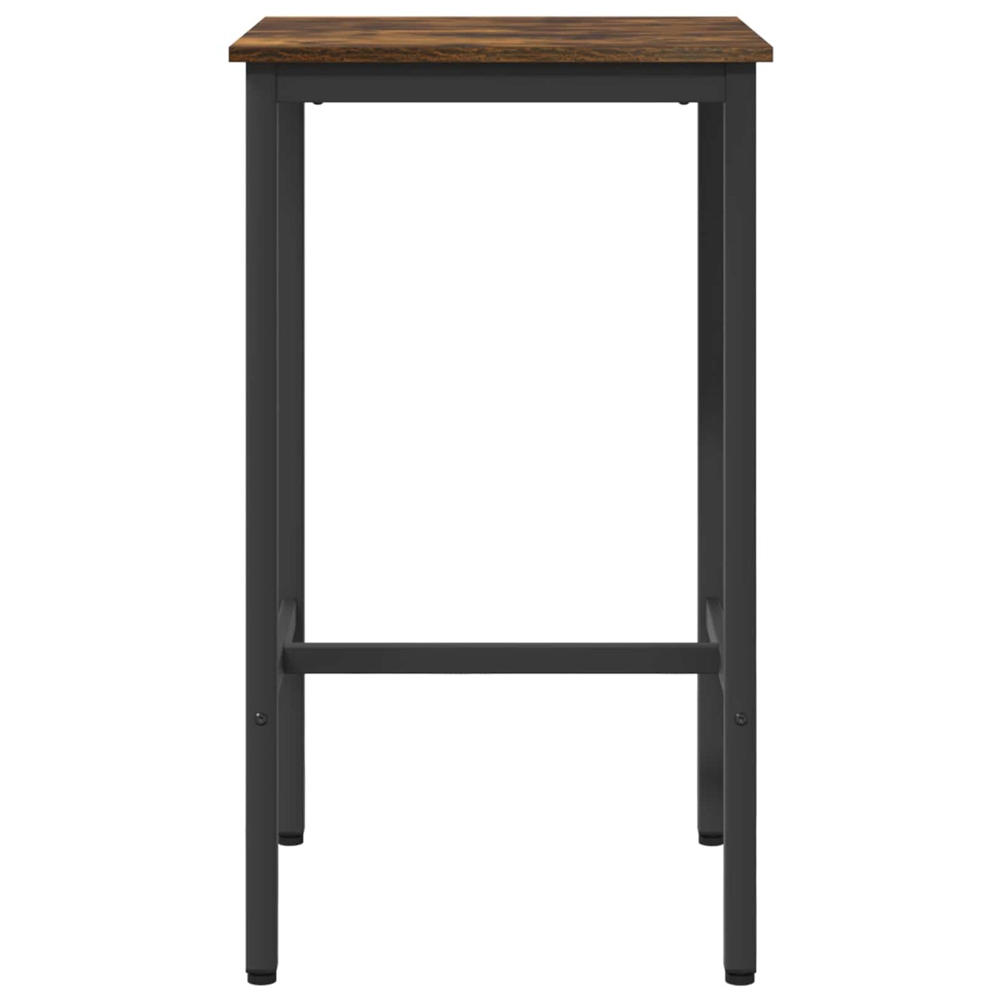 Bar Table 52 x 52 x 90 cm Engineered Wood Smoked Oak