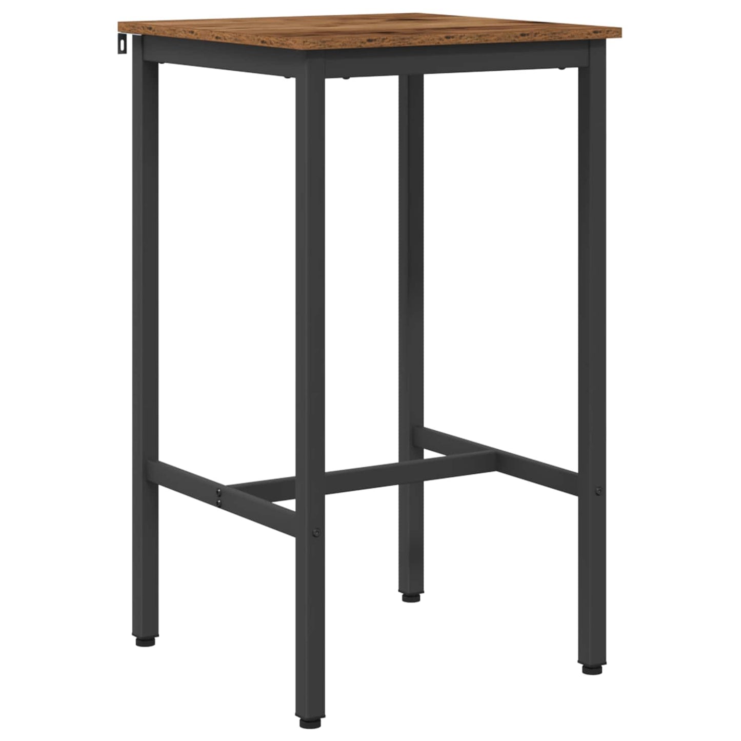Bar Table 52 x 52 x 90 cm Engineered Wood Old Wood Rectangular