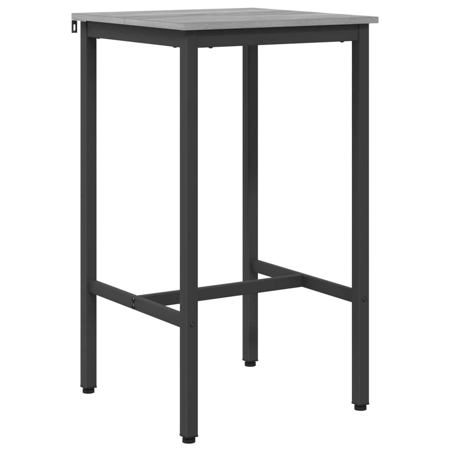 Bar Table 52 x 52 x 110 cm Engineered Wood Grey Sonoma