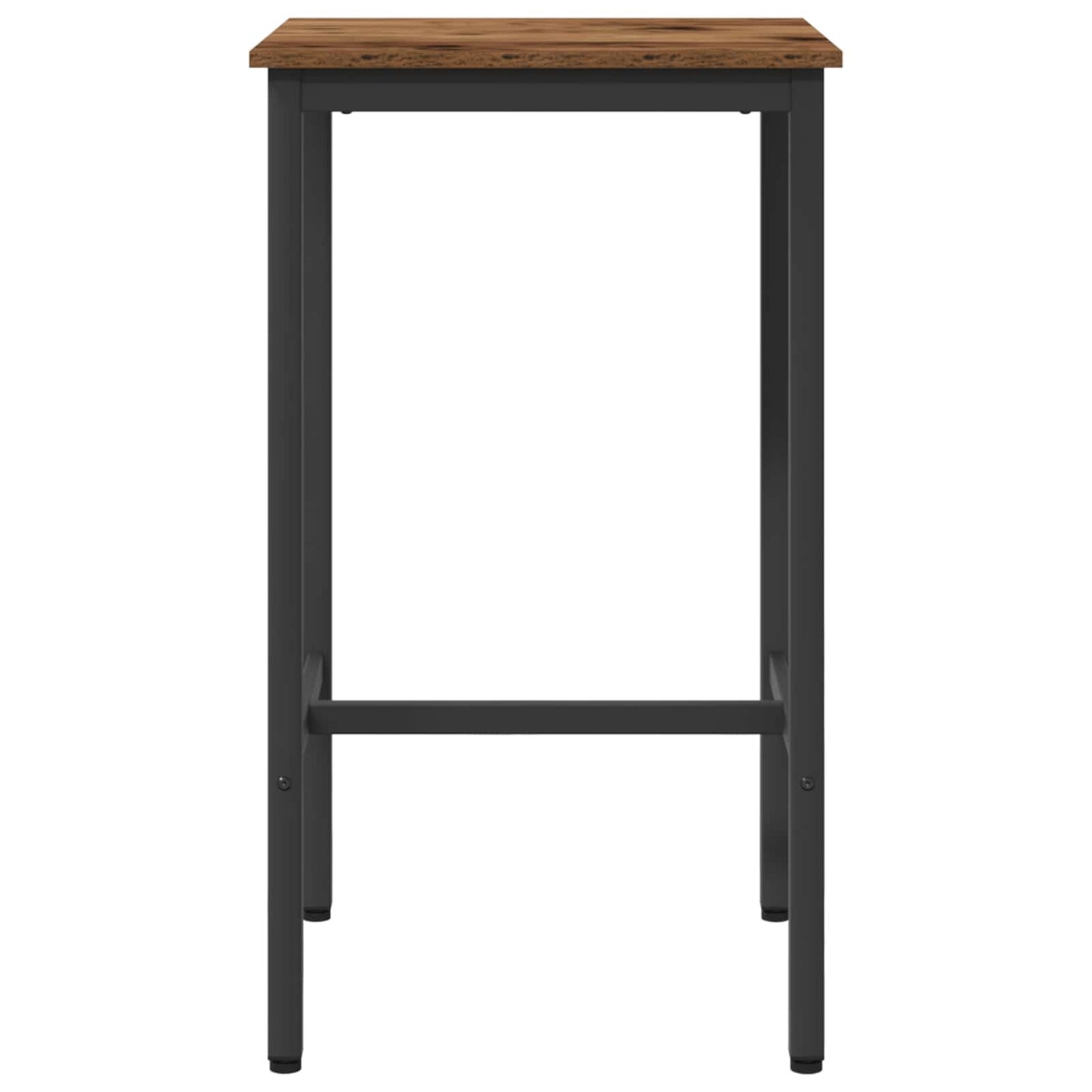 Bar Table 52 x 52 x 110 cm Engineered Wood Old Wood Rectangular