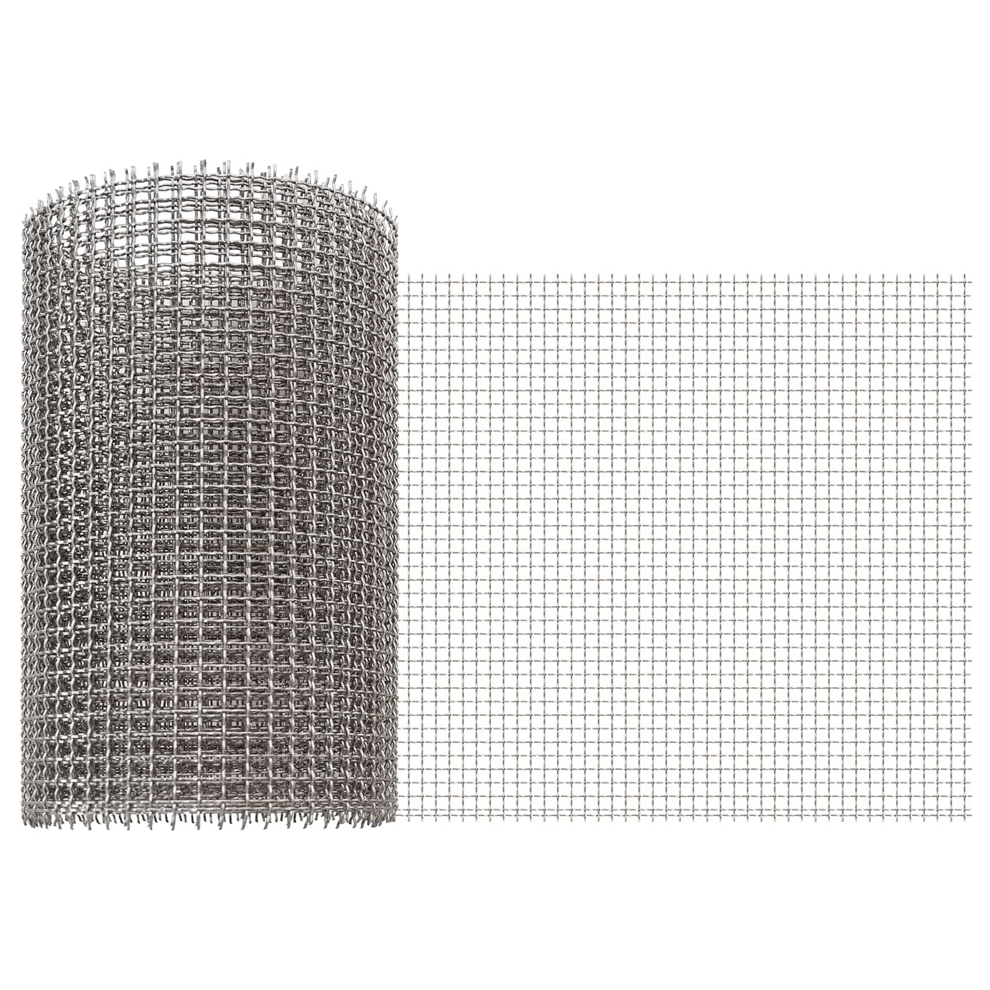 Mesh Screen 20 x 500 cm 3 Mesh Stainless Steel 201 Silver