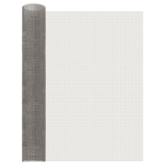 Mesh Screen 80 x 1000 cm 3 Mesh Stainless Steel 201 Silver