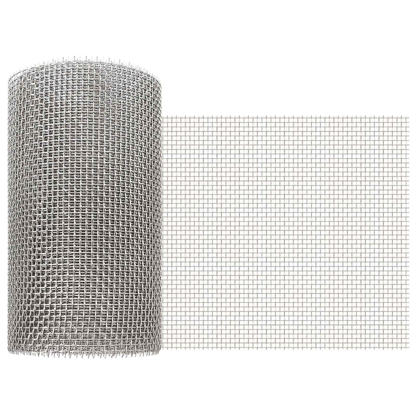 Mesh Screen 20 x 500 cm 6 Mesh Stainless Steel 201 Silver
