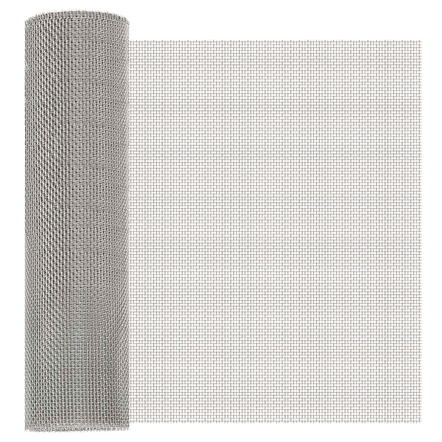 Mesh Screen 40 x 500 cm 8 Mesh Stainless Steel 201 Silver