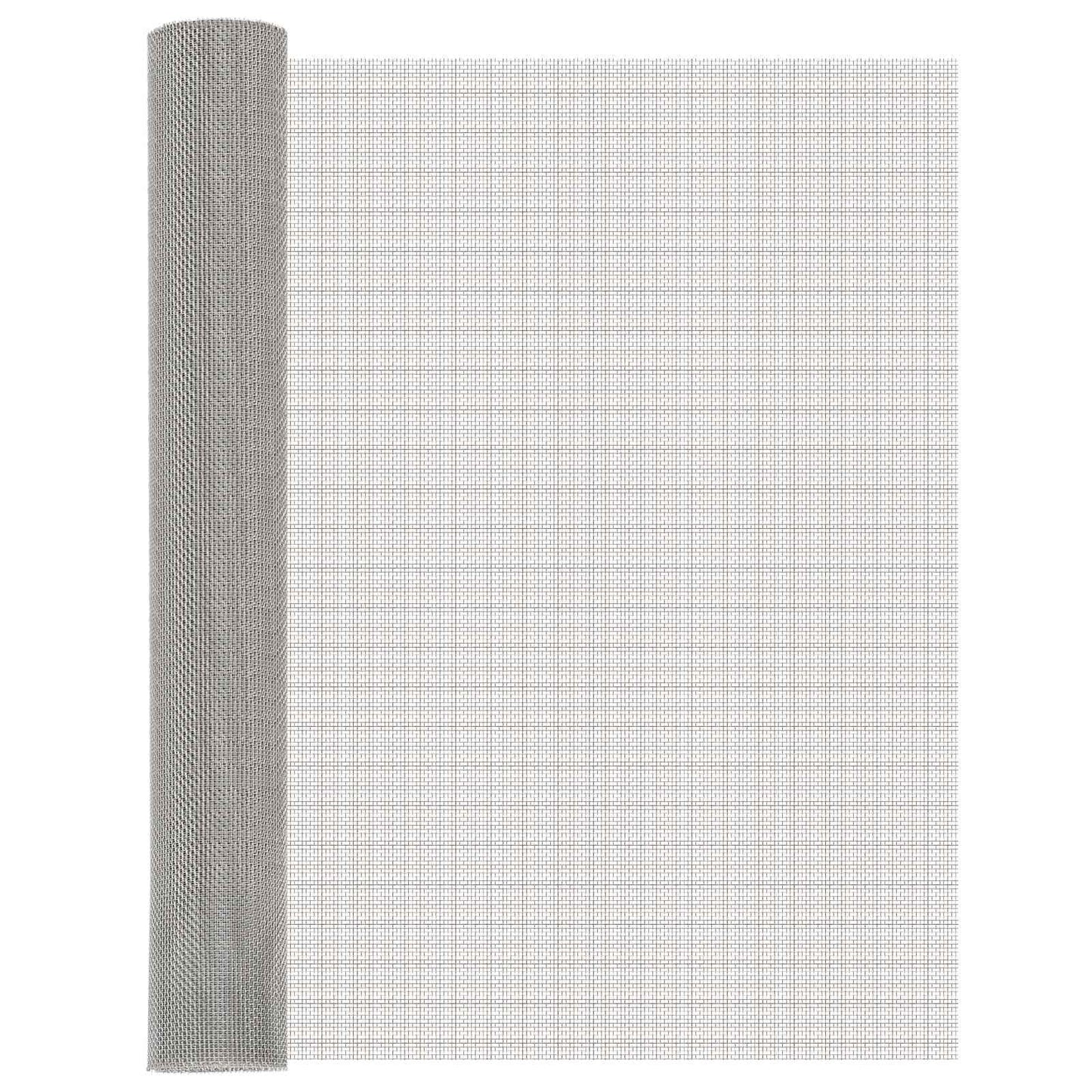 Mesh Screen 80 x 200 cm 8 Mesh Stainless Steel 201 Silver