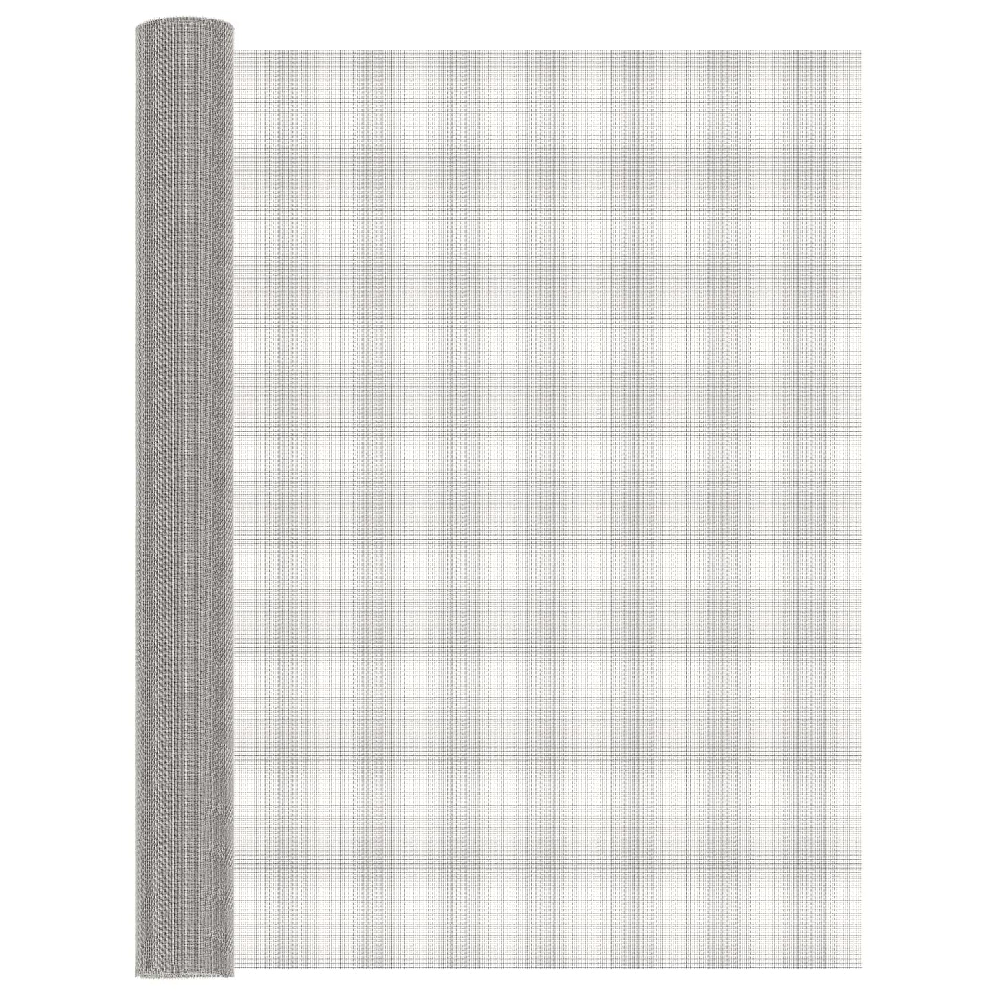 Mesh Screen 100 x 1000 cm 8 Mesh Stainless Steel 201 Silver