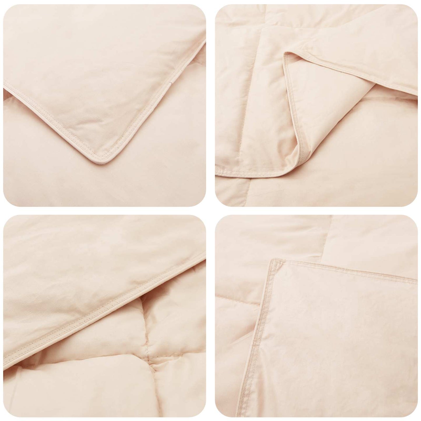 Summer Duvet Beige 155 x 220 cm 100% Natural Kapok