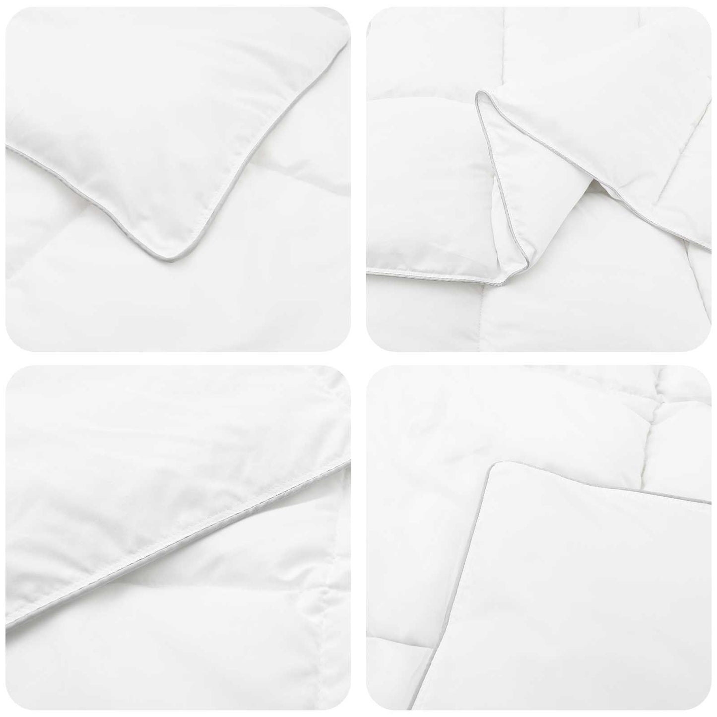 Summer Duvet 260 x 220 cm Summer 150 gsm Bamboo Fiber White