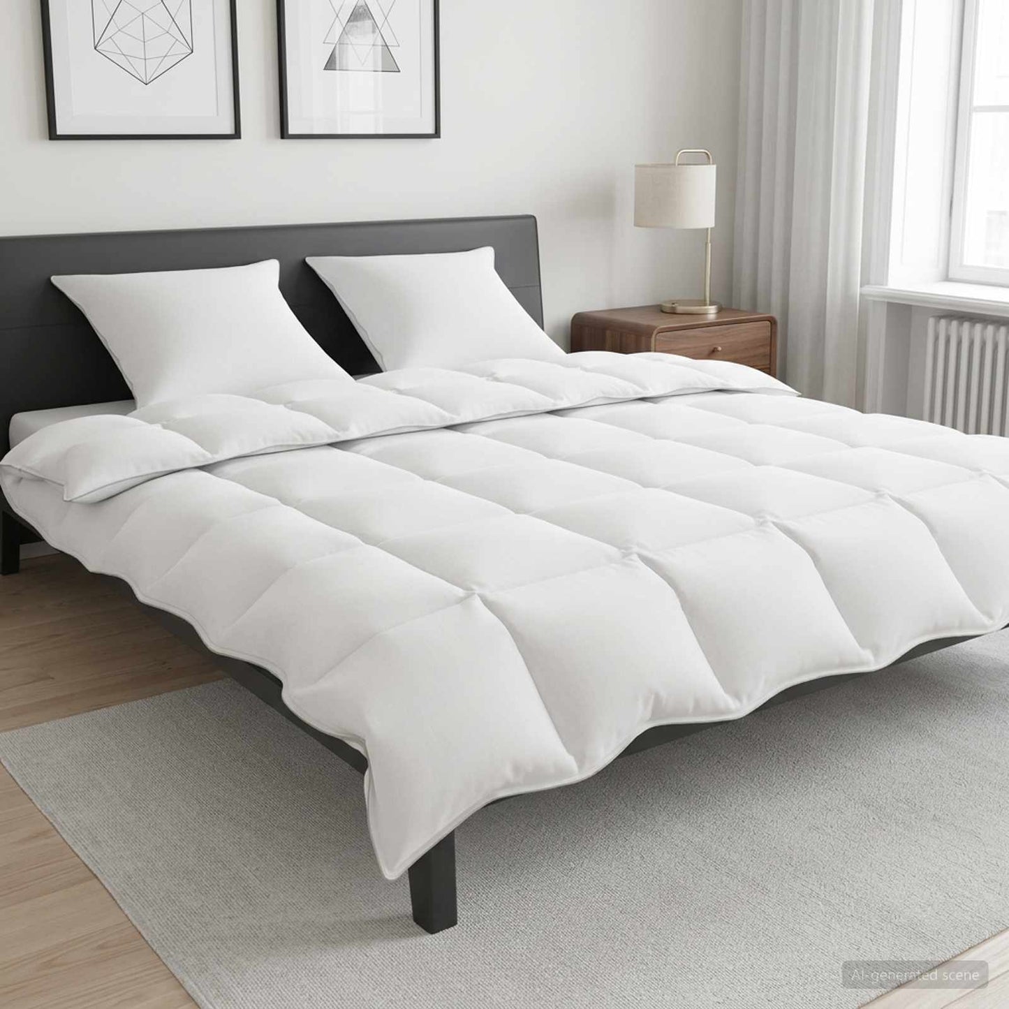 Winter Duvet White 260 x 240 cm Bamboo