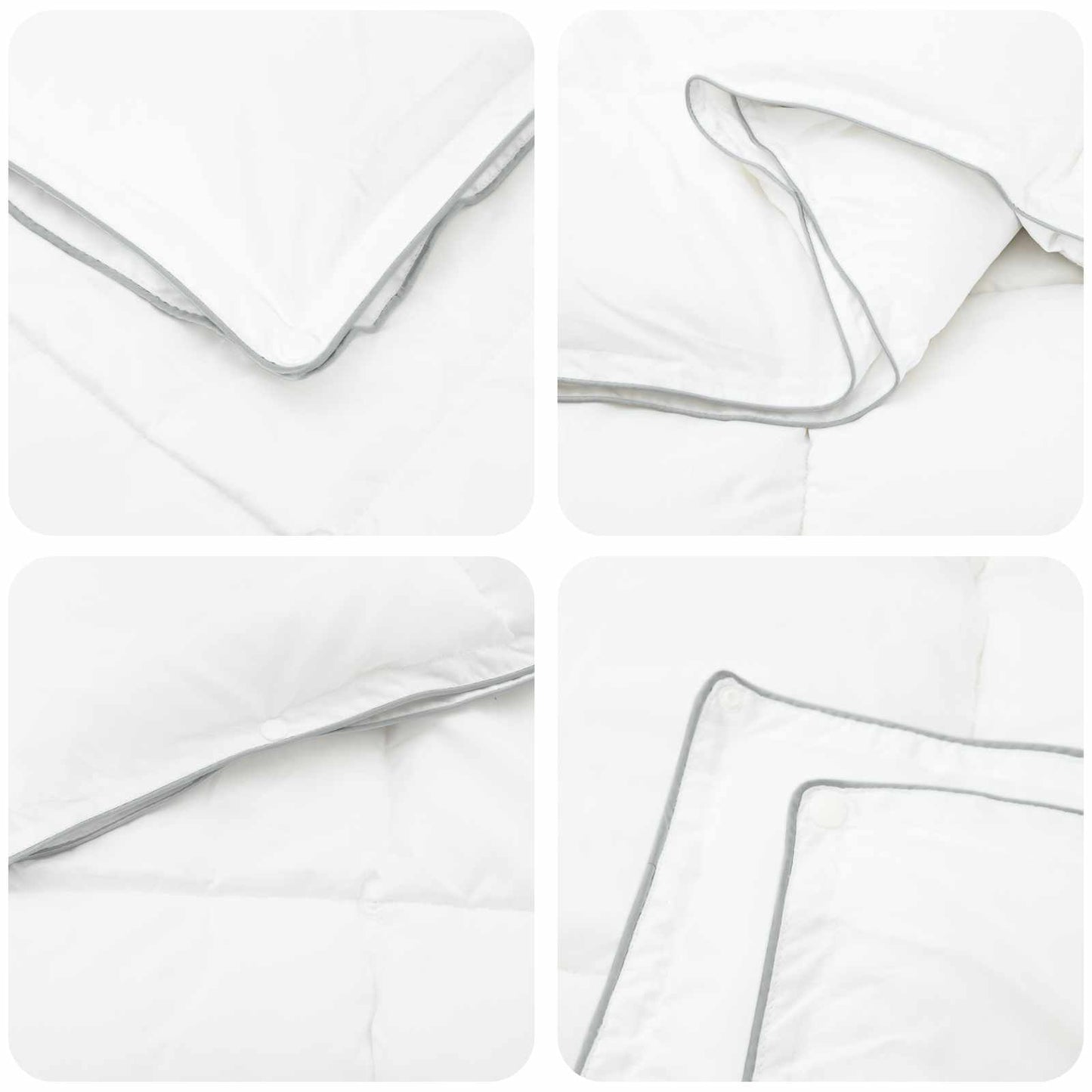 Full Year Duvet White 135 x 220 cm Bamboo Fiber