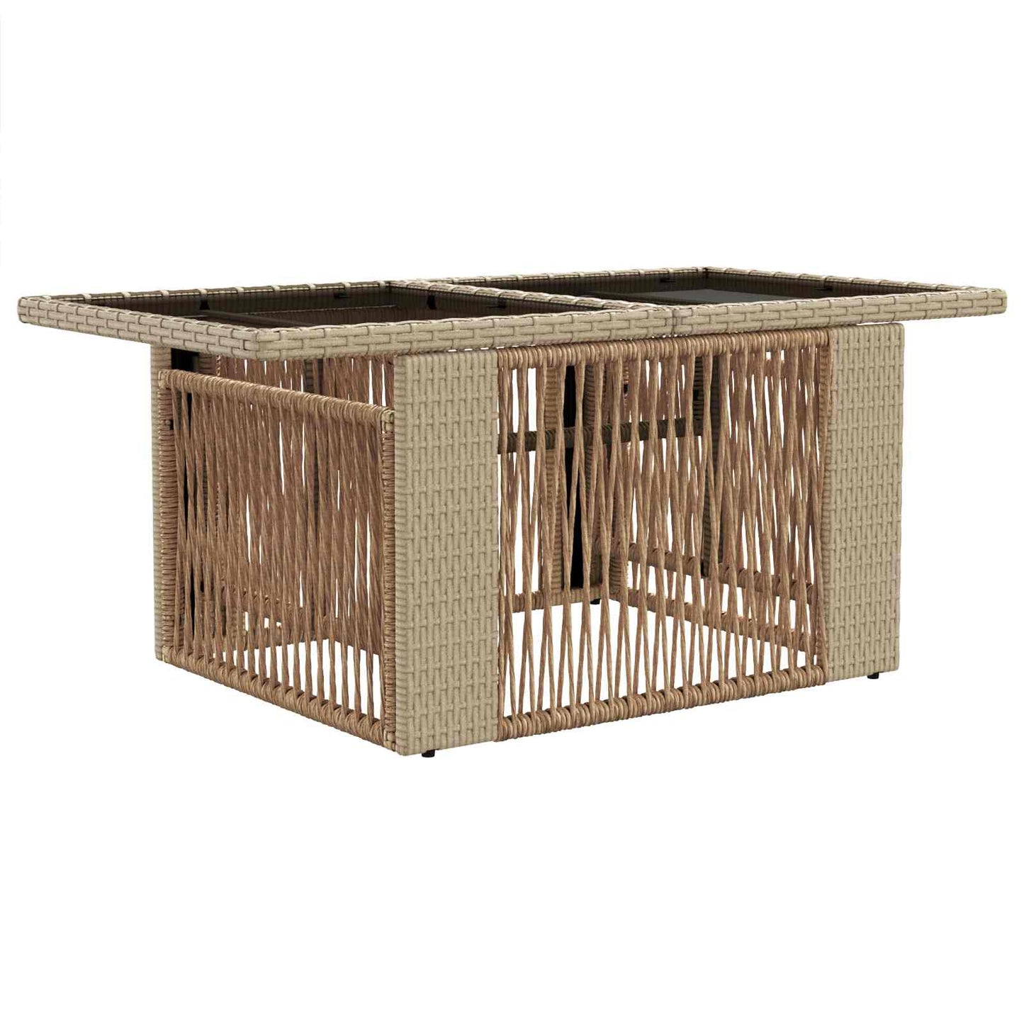 Garden Lifting Up Table Beige 100 x 55 x 37 cm