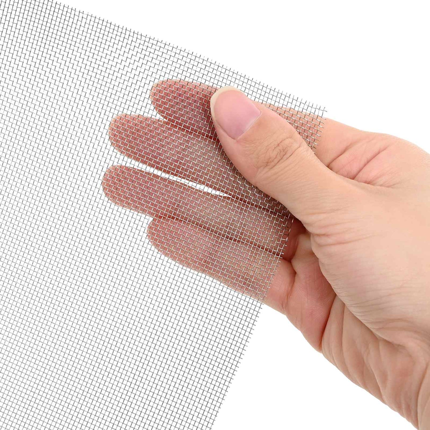 Mesh Screen 120 x 2000 cm 20 Mesh Stainless Steel 201 Silver