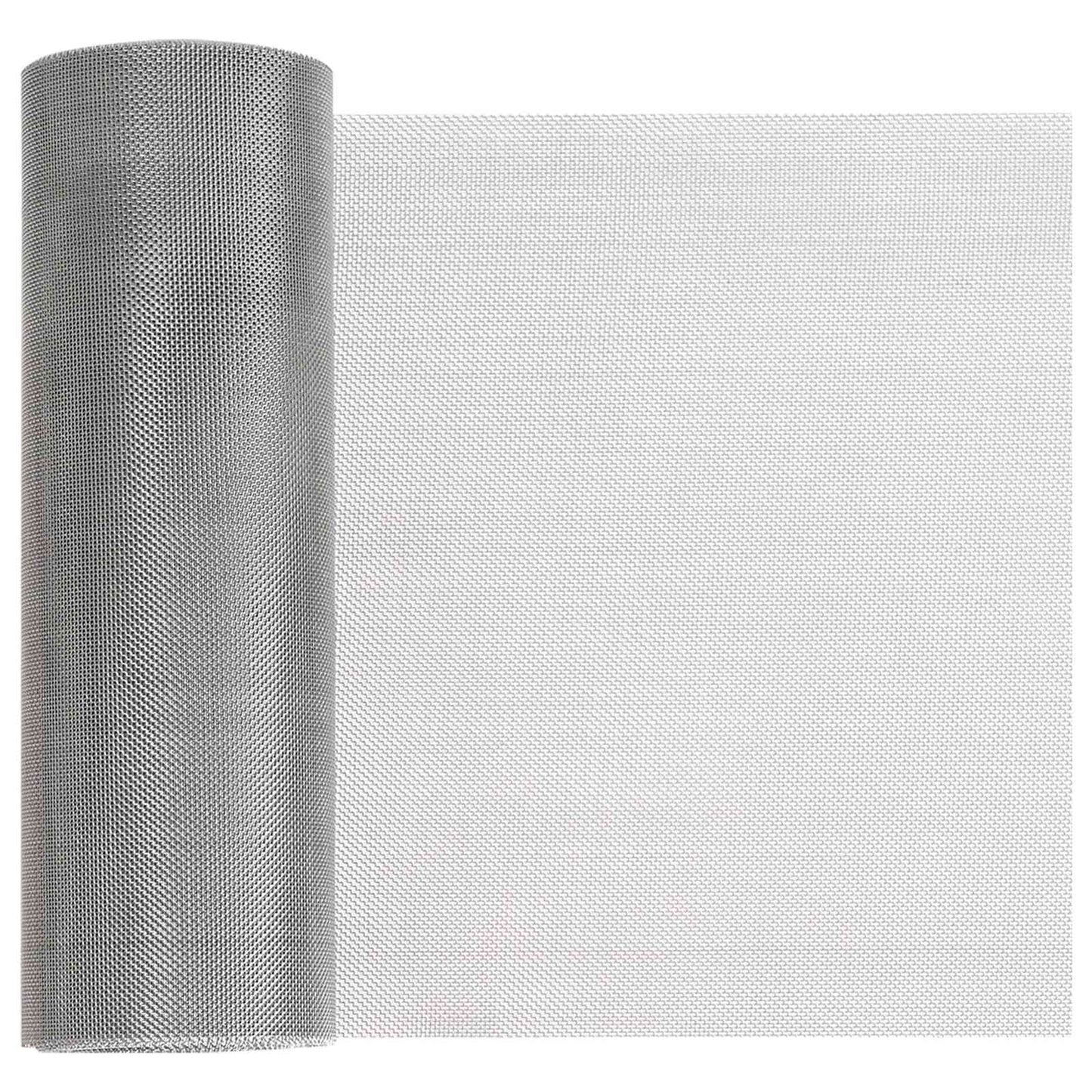 Mesh Screen 20 x 500 cm 30 Mesh Stainless Steel 201 Silver