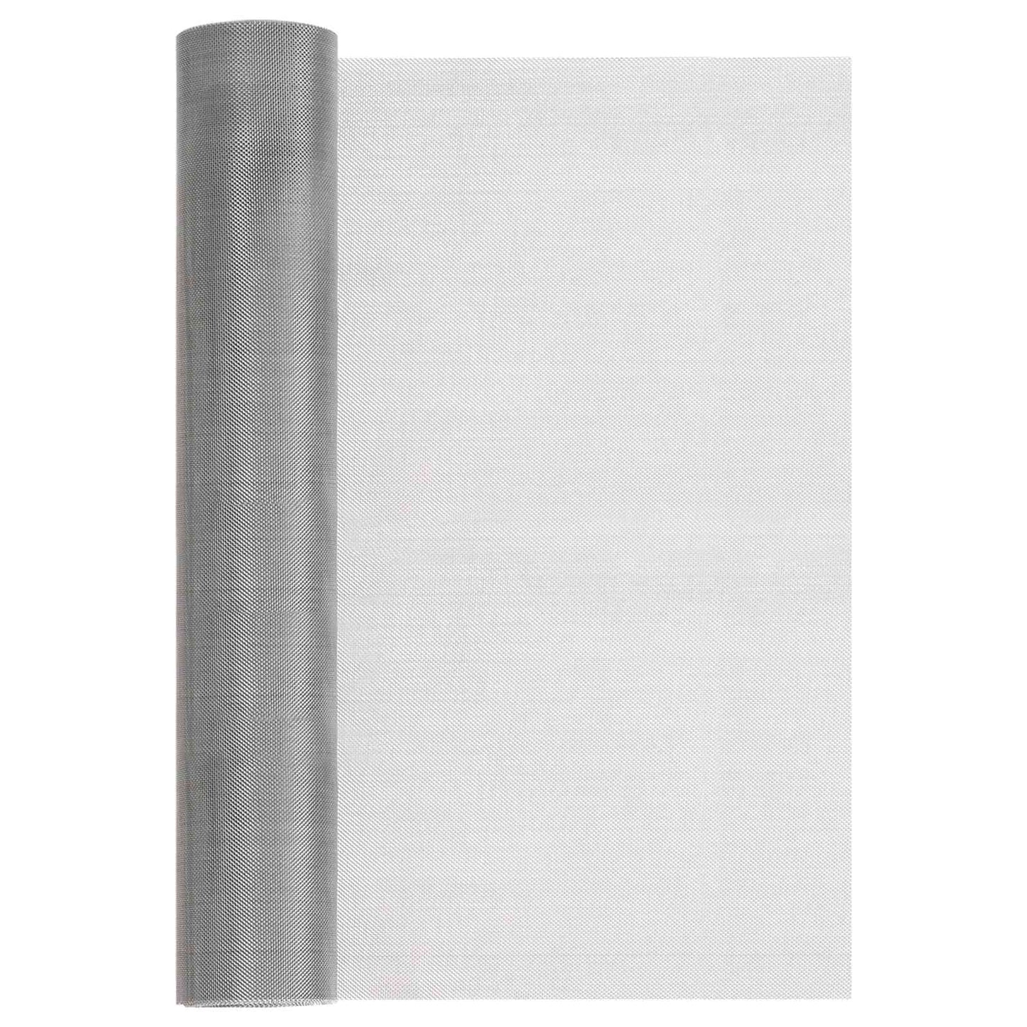 Mesh Screen 40 x 500 cm 30 Mesh Stainless Steel 201 Silver