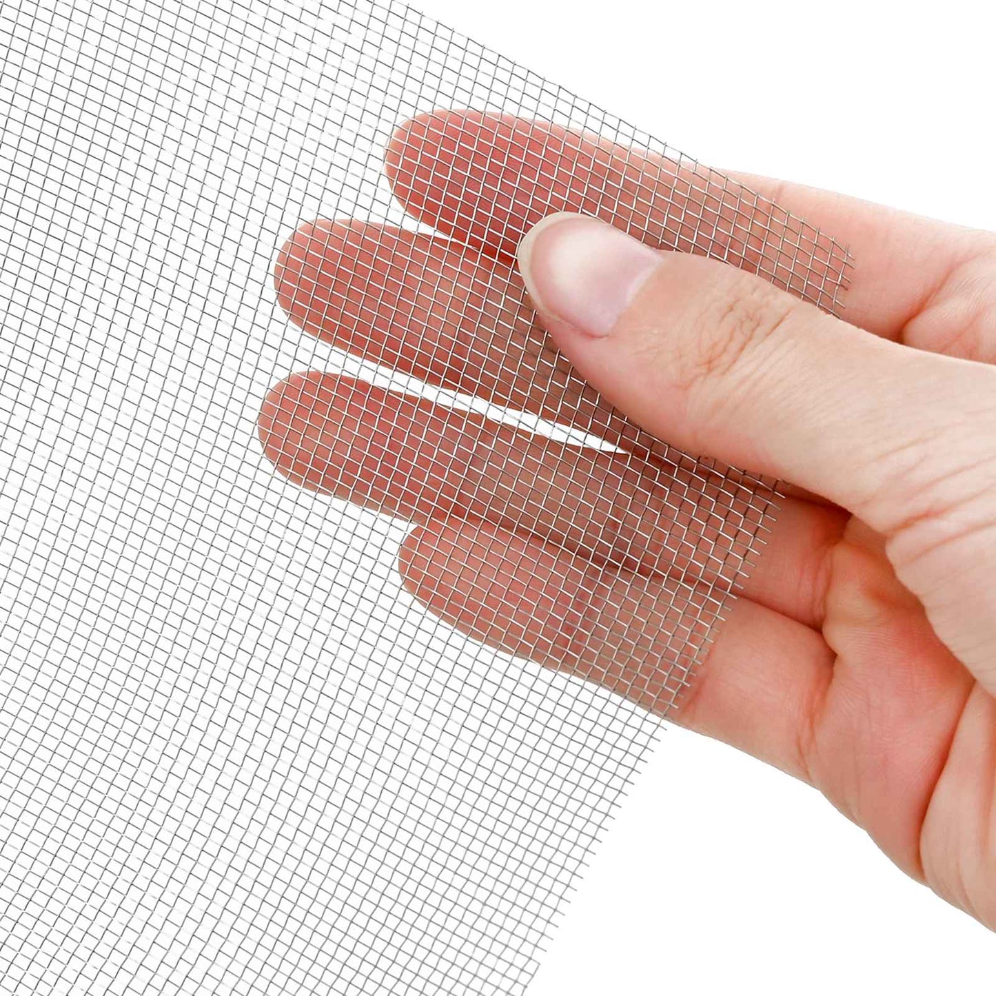 Mesh Screen 120 x 2000 cm 18 Mesh Stainless Steel 201 Silver