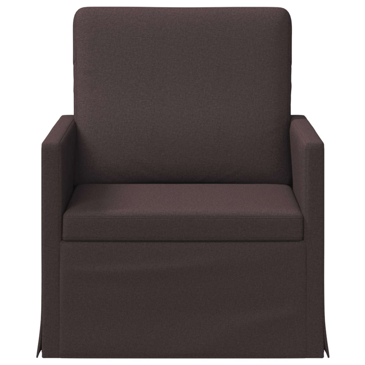 Armchair Dark Brown 70 x 81 x 82 cm Fabric