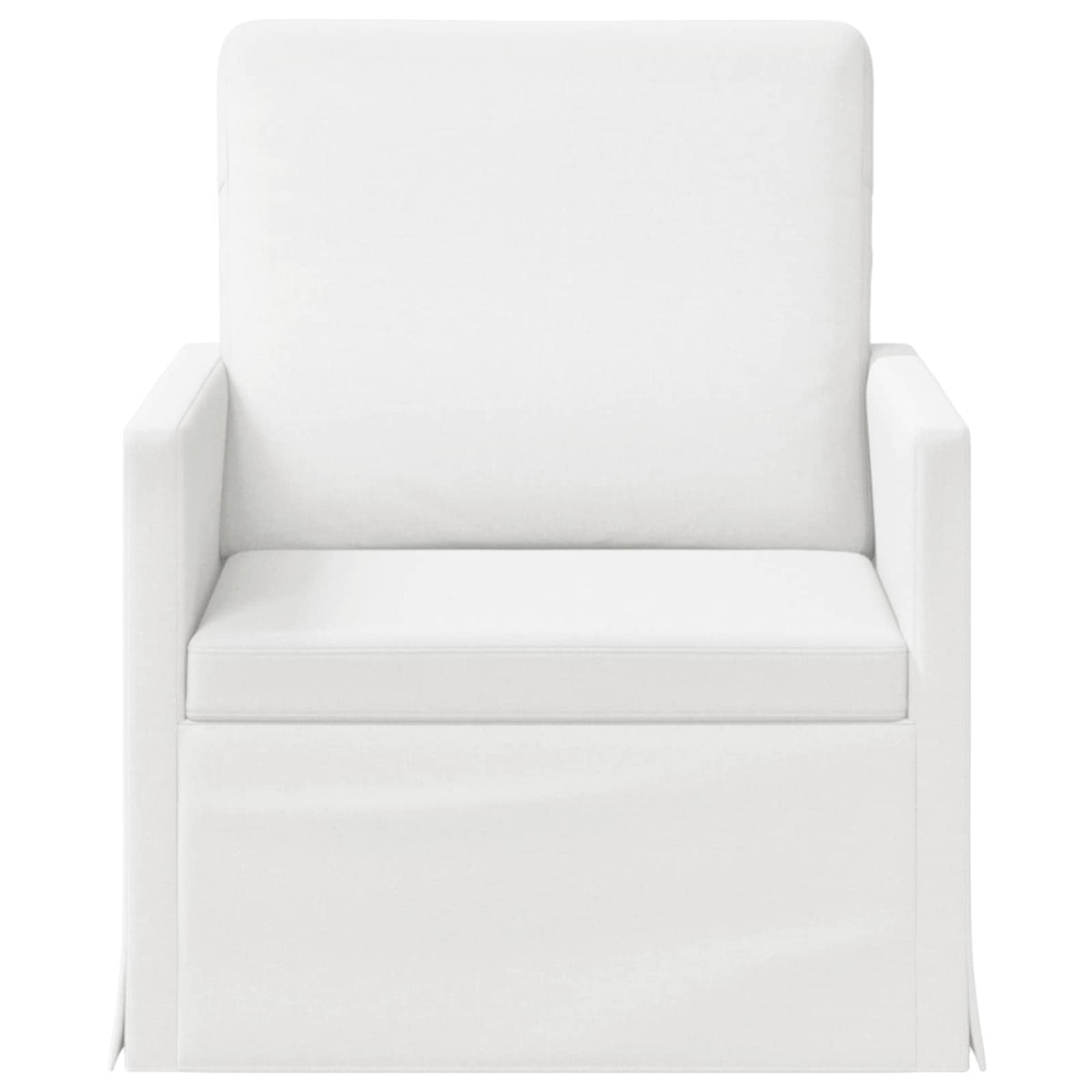 Armchair White 70 x 81 x 82 cm Fabric
