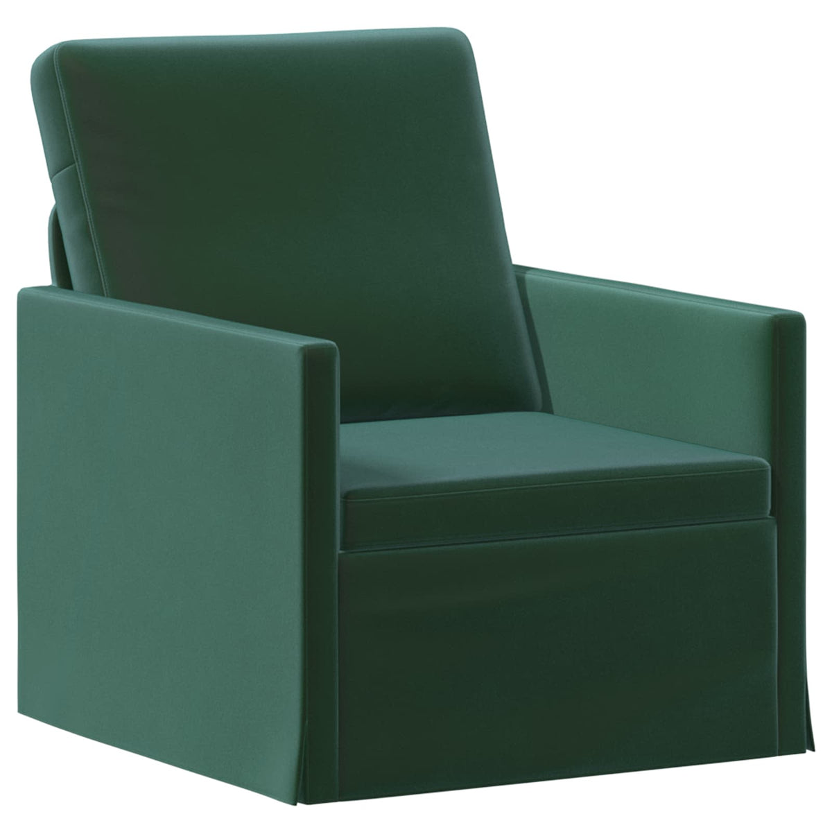 Armchair Dark Green 70 x 81 x 82 cm Velvet
