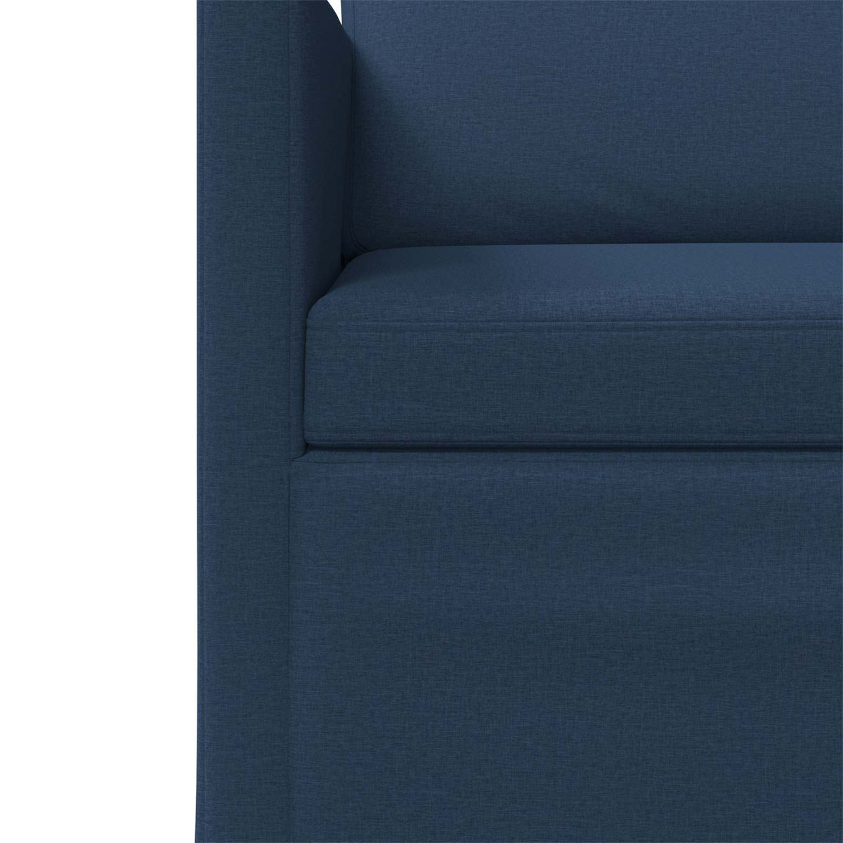2 Seater Sofa Blue 130 x 81 x 82 cm Fabric
