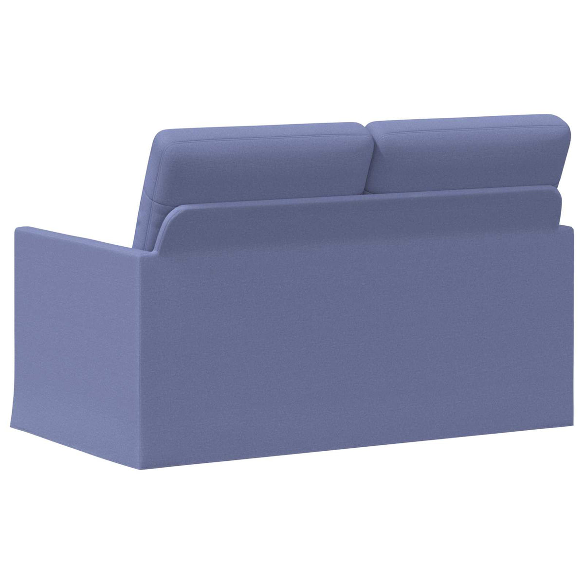 2 Seater Sofa Jeans Blue 130 x 81 x 82 cm Fabric