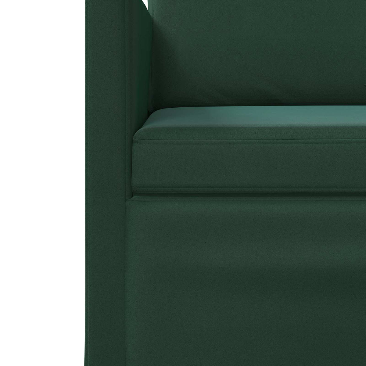 2 Seater Sofa Dark Green 130 x 81 x 82 cm Velvet