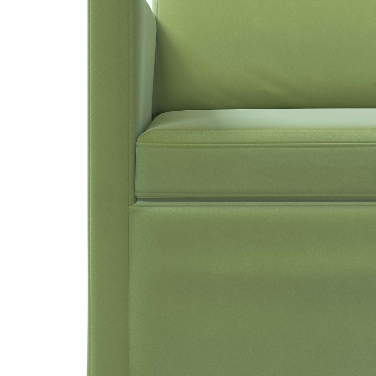 2 Seater Sofa Light Green 130 x 81 x 82 cm Velvet