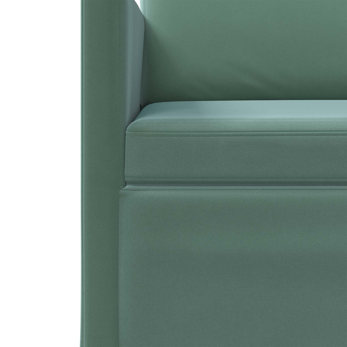 2 Seater Sofa Sea Green 130 x 81 x 82 cm Velvet