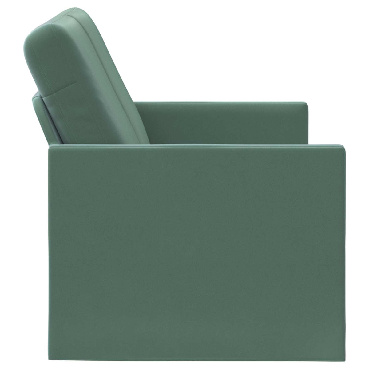2 Seater Sofa Sea Green 130 x 81 x 82 cm Velvet